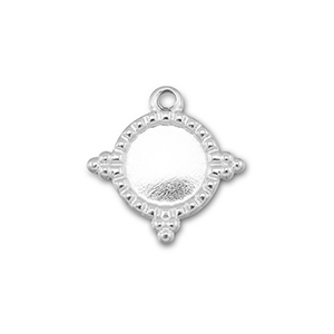 BY31&reg; Stainless steel charms with setting for SS16 flat back Silver
