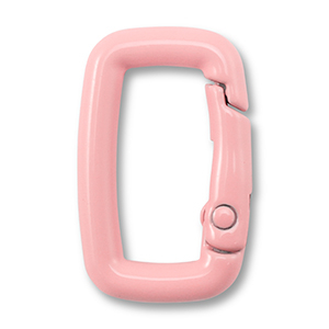 Colourful jewellery findings key chain rectangle Light Pink