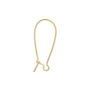 Stainless steel findings closable earrings Gold