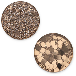 20 mm flat Polaris Elements cabochon Helios Brown