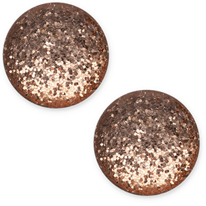12 mm classic Polaris Elements cabochon Paipo Brown