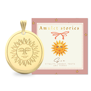 BY31&reg; Stainless steel charms sun Gold