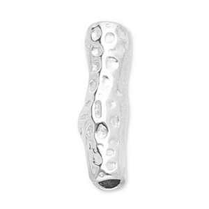 Stainless steel beads tube Silver