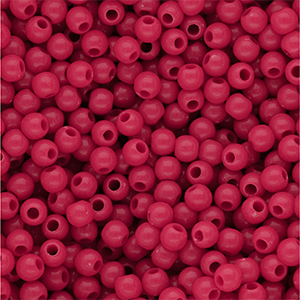 4 mm DQ acrylic beads shiny Fuchsia 17-2031 TCX