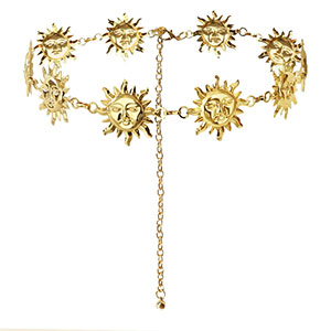 Hip chain sun Gold