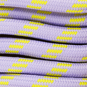 Trendy paracord 10mm Lavender purple-Yellow