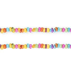 Shell beads disc Multicolour