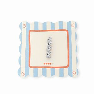 BY31&reg; Eco-brass metal charms fusilli pasta Silver