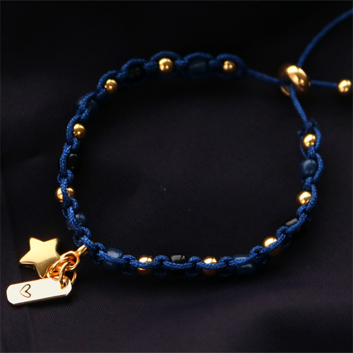 Create celebratory bracelets with our new collection DQ metal!