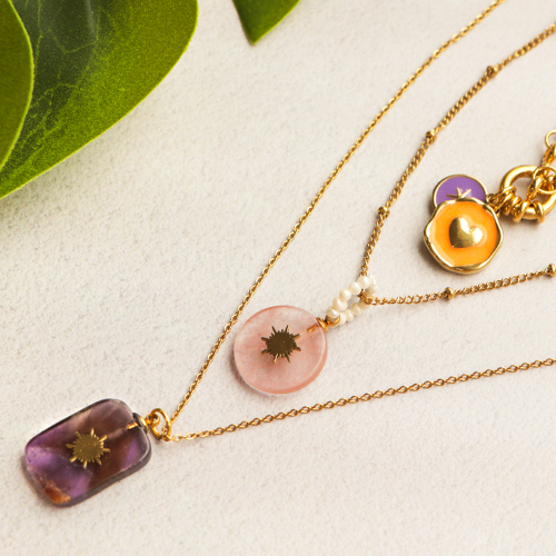 Get started designing necklaces with stainless steel charms