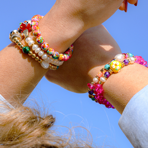 Inspiration time with colourful ceramic beads