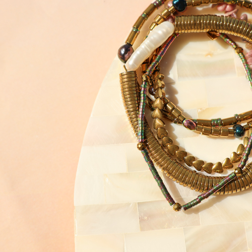 Inspiration time with our unique hematite beads