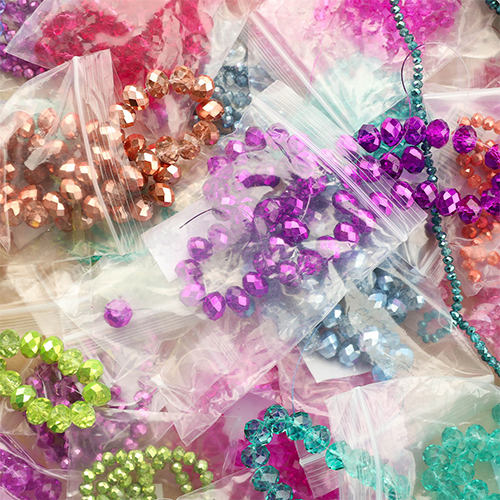 Get inspired by top faceted beads 