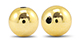 Metal-look beads