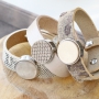 Cuoio and DQ European leather jewellery with snake and leopard print