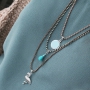 Necklaces and bracelets of coloured ball chain, stainless steel belcher chain and metal style wire