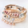 Jewellery with a natural look of natural stone beads and semi-precious stone beads!