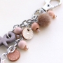 Timeless keychains with Designer Quality European leather house and anchor pendants