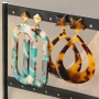 Create beautiful earrings with our trendy resin pendants