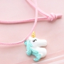 Kids jewellery with resin unicorn pendants!
