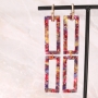 Trend alert! Handmade resin earrings