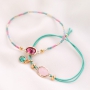 Subtle jewellery with new crystal glass pendants in new trend colours