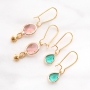 Subtle jewellery with new crystal glass pendants in new trend colours