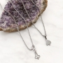 Earrings and necklaces with stainless steel finding and charms!