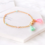 Cheerful anklets, bracelets and sunglasses cords with tassels!