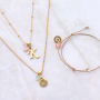 Personal jewellery with stainless steel alphabet/letter charms