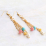 Always fun to start a new project with natural stone beads!