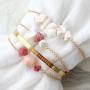Discover how to create trendy jewellery with shell beads and chips stone beads!