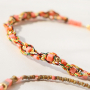 Stylish earrings and bracelets with new faceted beads cube