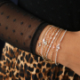 This is the trend of AW &lsquo;19/&rsquo;20: Earrings, bracelets and necklaces with crystal glass and belcher chain