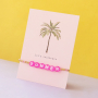 Getting started with macram&eacute; bead cord, acrylic letter beads and jewellery cards: