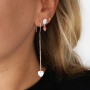 This is how you make the cutest earrings and bracelets with 925 Silver charms and findings: