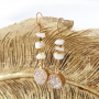 These combinations can be made with the popular stainless steel belcher chain and natural stone beads: 