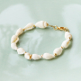With macram&eacute; bead cord, freshwater pearls and shell beads you can make these summery items: