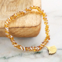 You can create this stylish jewellery with the new stainless steel charms: