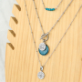 With the new brass TQ horoscope charms you can make these necklaces and earrings: