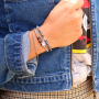 How to make bracelets for men with glass beads and hematite beads: