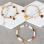 The most beautiful jewellery is made with natural stone charms and connectors: