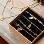 Making subtle jewellery with charms of stainless steel