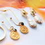 How to make trendy statement DQ European metal earrings in combination with charms 