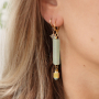 Take a look at how to create stylish jewellery with stainless steel cube letter beads: 