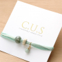 Get inspired and make these trendy earrings and bracelets with the natural stone disc carms and faceted beads! 