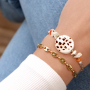 Make statement jewellery pieces with shell beads and stainless steel jewellery findings 
