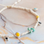 Read here how to create trendy jewellery with rainbow DQ European metal beads, charms and connectors. 