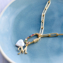 Making statement jewellery with zirconia lock charms! 