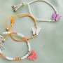 Make your own jewellery with these colourful butterfly charms and connectors